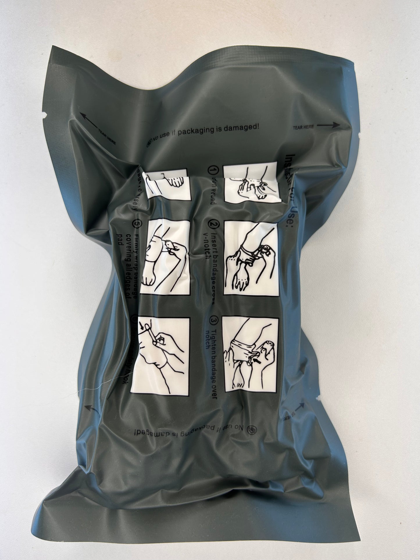 Pansement Compressif Israélien – Stoppez les hémorragies rapidement et efficacement