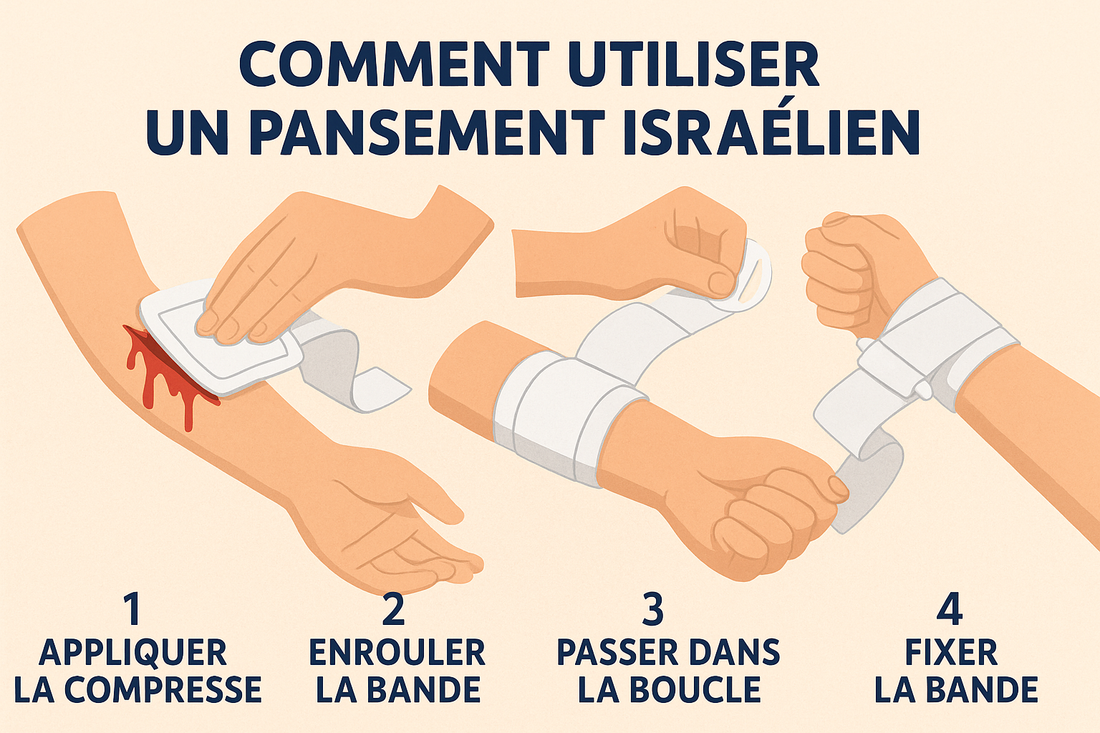 Comment utiliser un pansement israélien : Guide complet pour arrêter une hémorragie