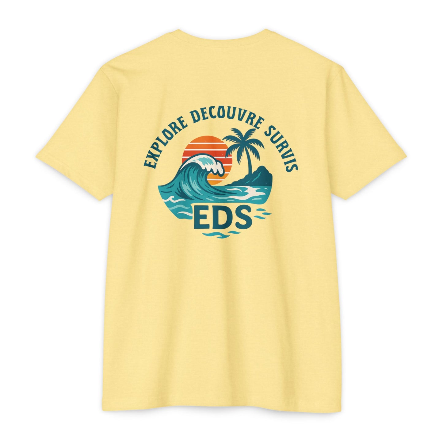 T-shirt pour les amoureux de la plage, explorer, ambiance estivale, aventure océanique, cadeau parfait pour les vacances.